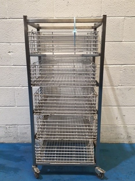 Rack with Wire Trays