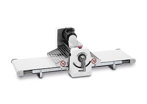 Rondo Manual Adjustment Table Top Pastry Sheeter - 600mm Wide Belts
