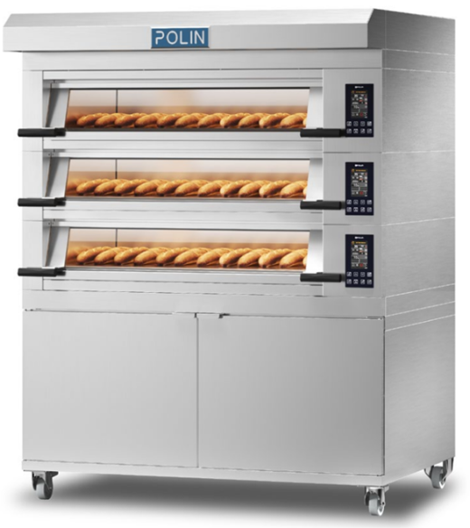 Polin 10 Tray (40cm x 60cm) Stratos XP High Control Modular Deck Oven 5 Deck (2 Trays wide)