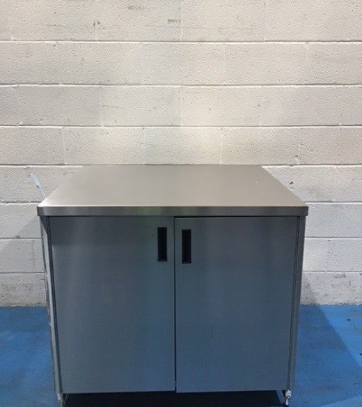 Stainless Steel 2 Door Cupboard